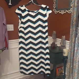 Chevron Print Dress